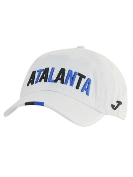 Cappellino baseball bianco ricamato Atalanta B.C.